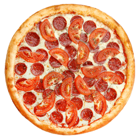 Заказать Пицца «Пепперони с томатами»